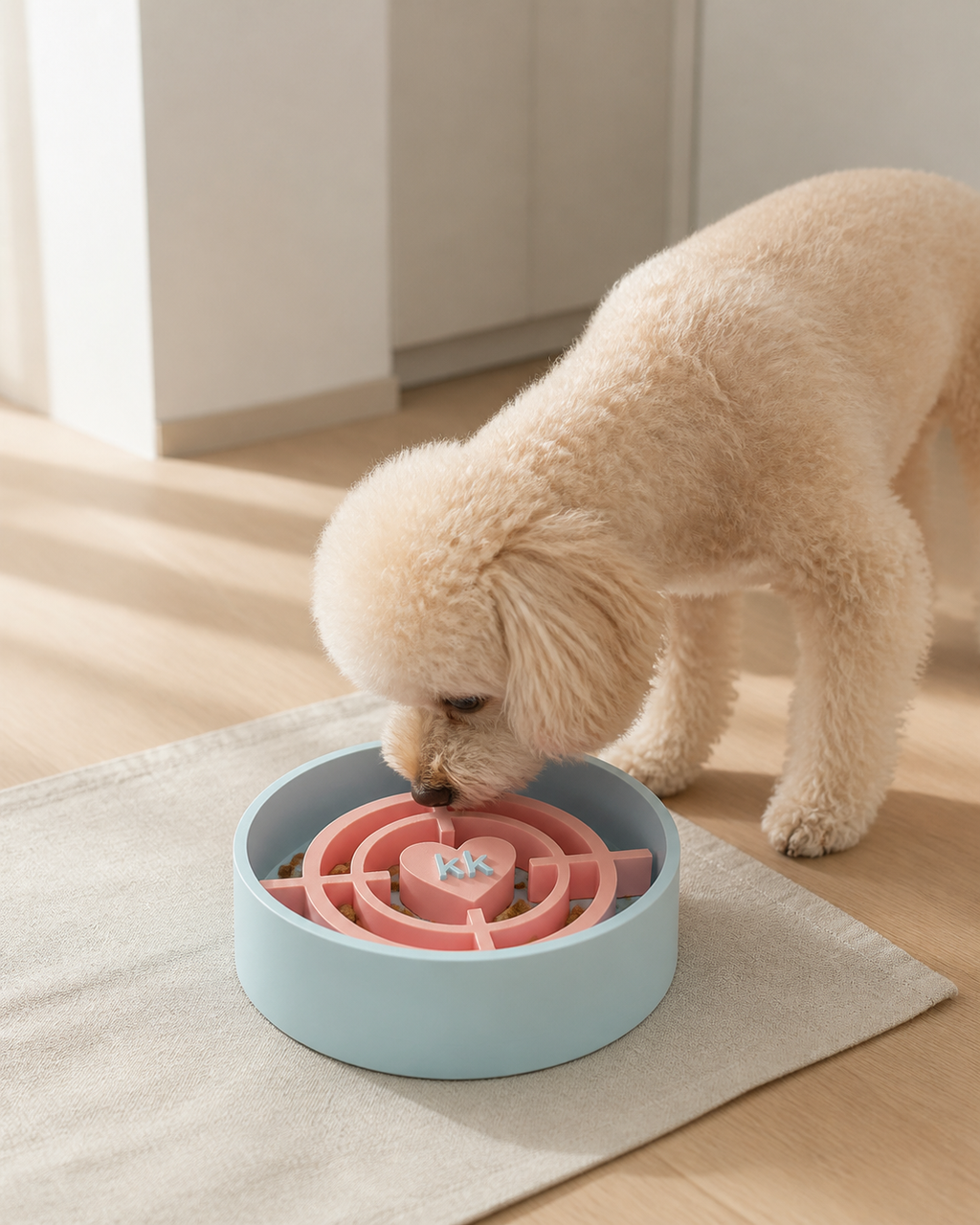 Personalized Slow Feeder Dog Bowl – Custom Name & Color