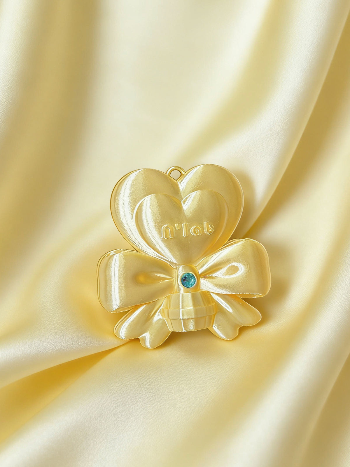 Custom Name Heart Bow Lip Balm & Inhaler Holder Keychain