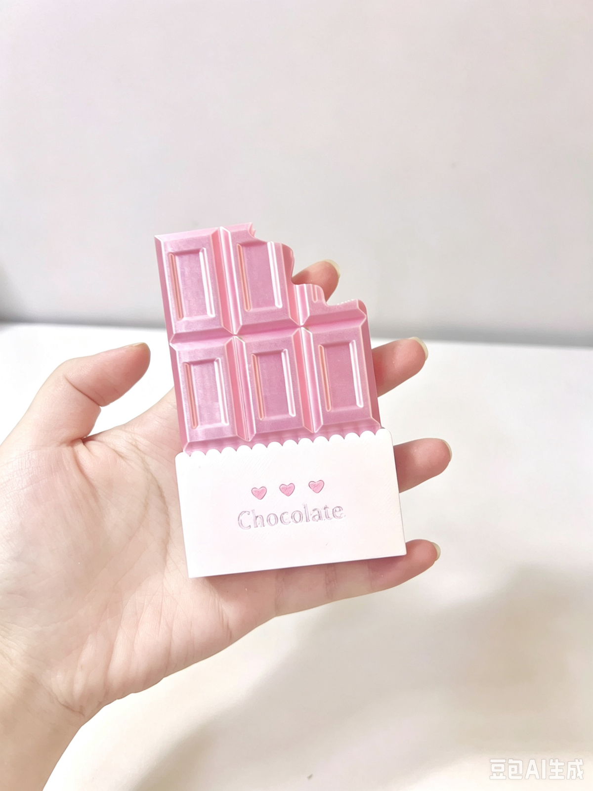 3D Printed Chocolate Bar Card Holder – Cute Slim Wallet