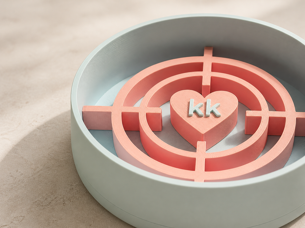 Personalized Slow Feeder Dog Bowl – Custom Name & Color
