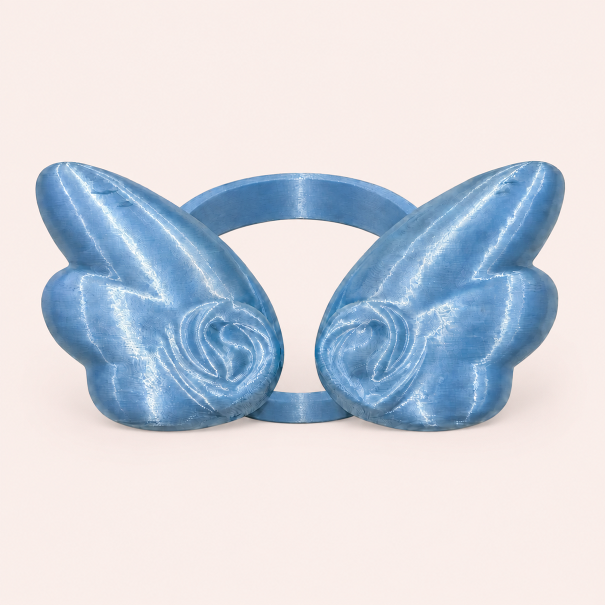 Blue butterfly decorative sleeve
