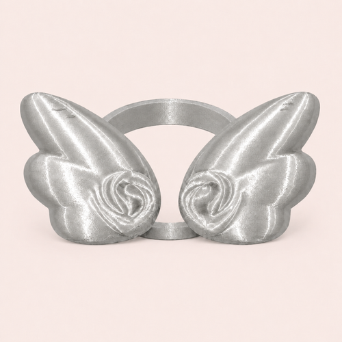Silver butterfly decorative sleeve