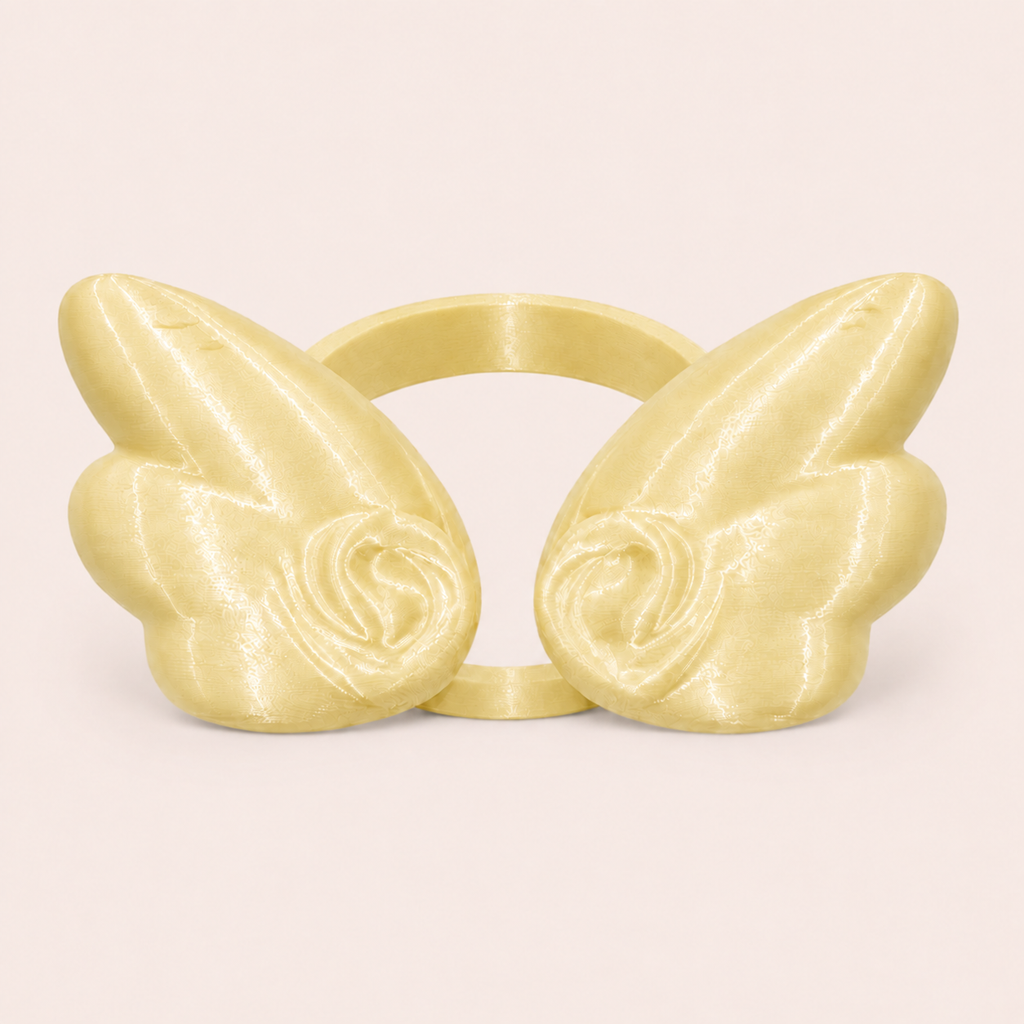 Yellow butterfly decorative sleeve