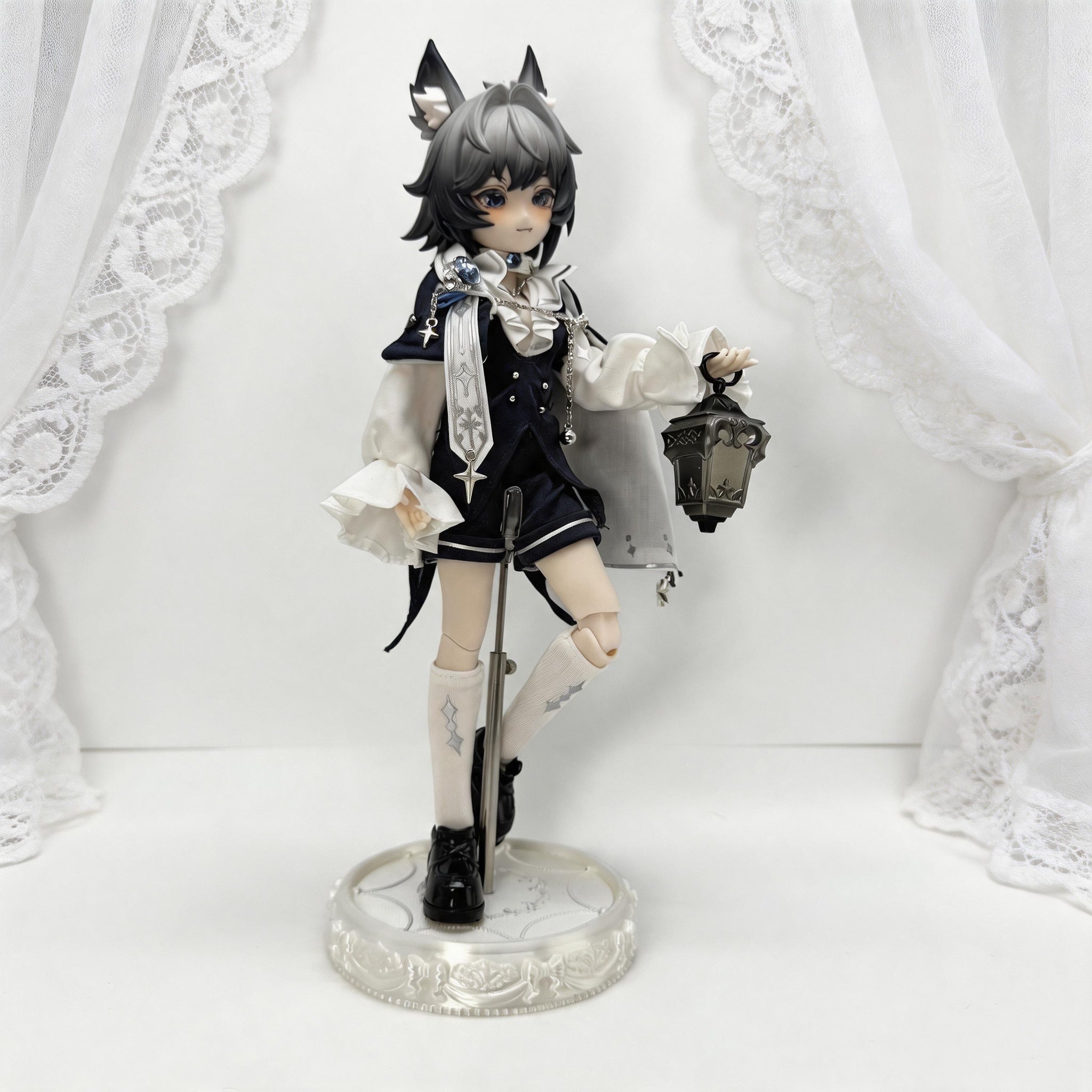 Vintage Rose BJD Doll Stand