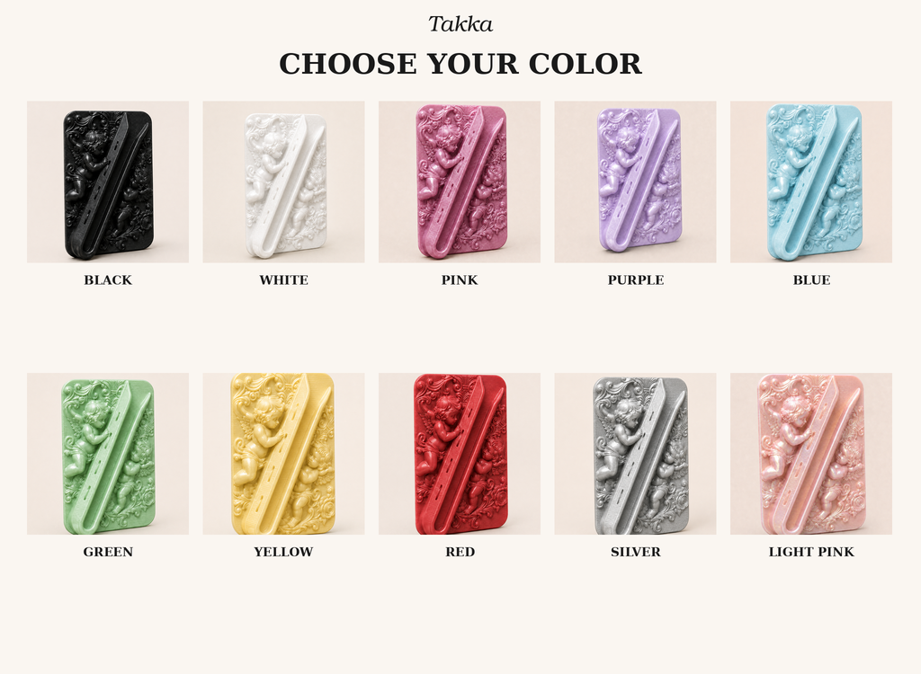 3D Printed Angel Phone Case Lip Balm Holder – Adhesive Cherub Lipstick Pocket